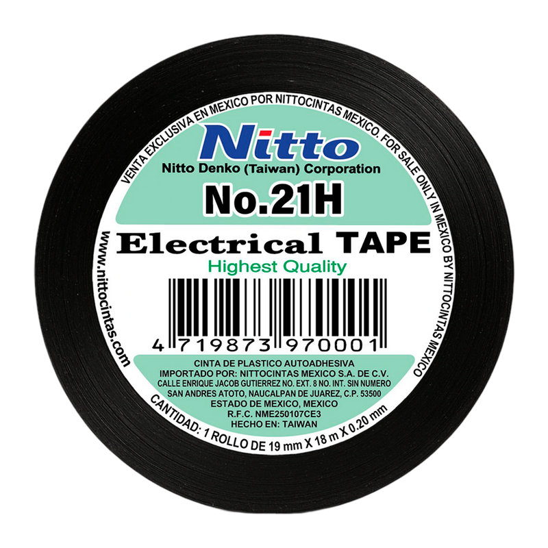 cinta-aislante-nitto-21h-color-negro